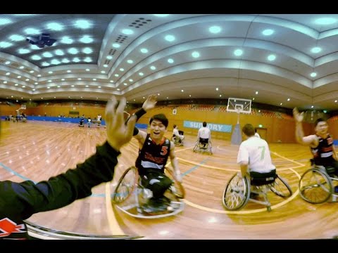 今貴方の力を貸してくれ、車いすバスケforVR